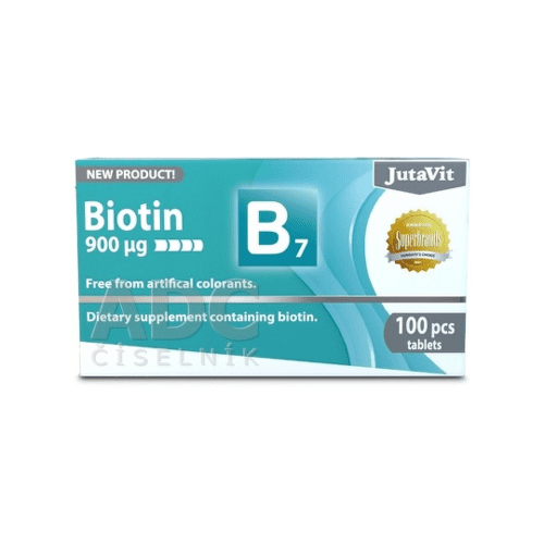 E-shop JUTAVIT Biotín 900 µg 100 tabliet