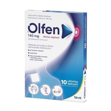 OLFEN 140 mg liečivá náplasť 10 ks