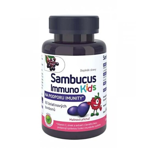 E-shop SAMBUCUS Immuno Kids želatínové cukríky 60 ks