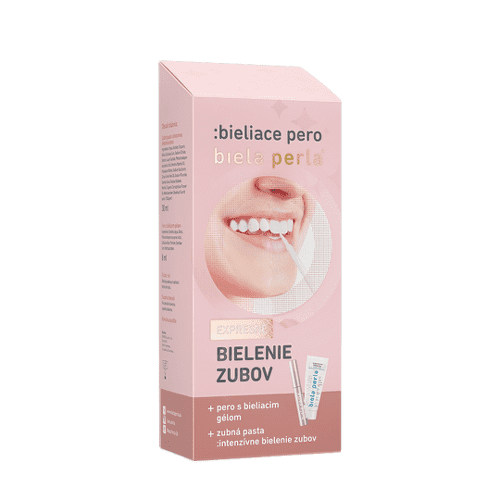Biela perla Bieliace pero pero s bieliacim gélom 8 ml + zubná pasta 30 ml darčeková sada kúpite na Benulekaren.sk