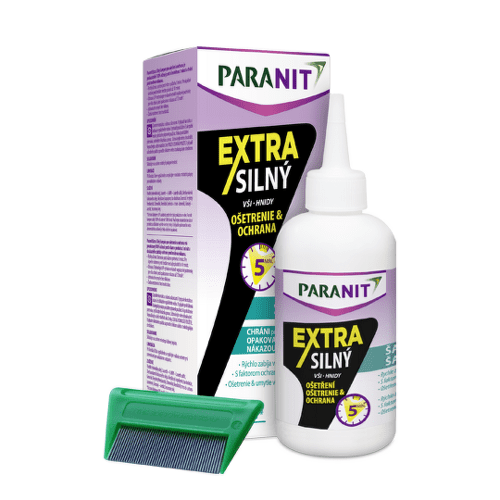 E-shop PARANIT Extra silný šampón 100 ml + hrebeň set