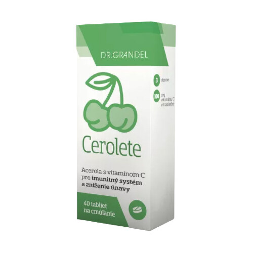 E-shop DR.GRANDEL Cerolete tablety na cmúľanie 40 ks
