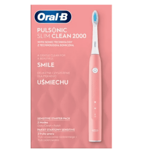 ORAL-B Pulsonic slim clean 2000 pink sonická zubná kefka 1 ks