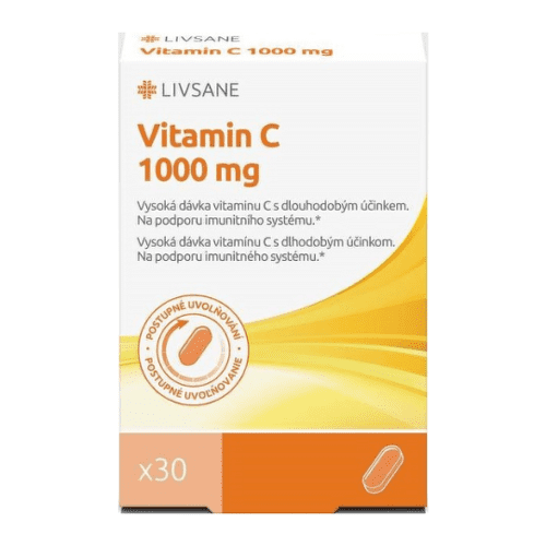 E-shop LIVSANE Vitamín C 1000 mg depot s postupným uvoľňovaním 30 tabliet