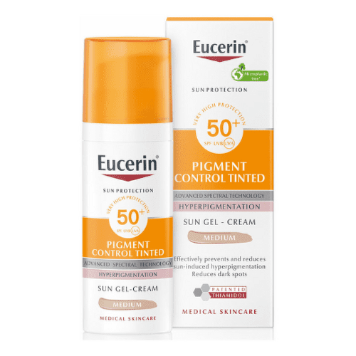EUCERIN Sun emulzia pigment control stredne tmavá SPF 50+ 50 ml