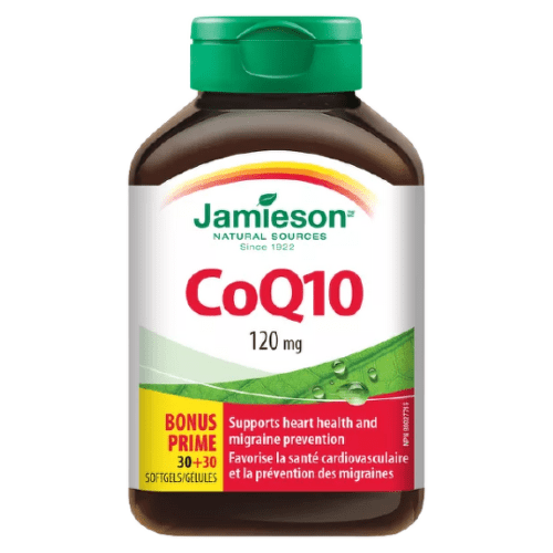 E-shop JAMIESON Koenzým Q 10 120 mg 30+30 zadarmo 60 kapsúl