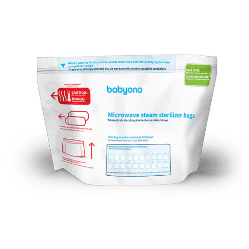 E-shop BABYONO Vrecká sterilizačné do mikrovlnky 5 ks