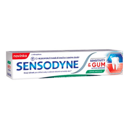 E-shop SENSODYNE Sensitivity & gum jemná mätová zubná pasta 75 ml