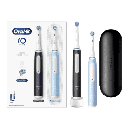 ORAL-B iO series 3 duo matt black & ice blue set