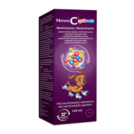 E-shop NOVO C Kids multi multivitamín lesné ovocie 120 ml