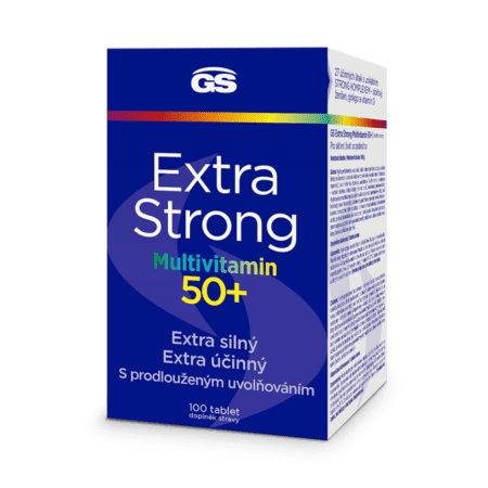 E-shop GS Extra strong multivitamín 50+ 100 tabliet