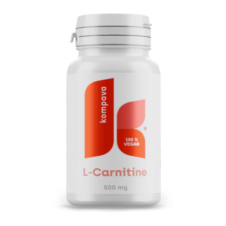 KOMPAVA L-Karnitín 500 mg 60 kapsúl
