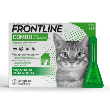 E-shop FRONTLINE Combo spot-on pre mačky a fretky 3 x 0,5 ml