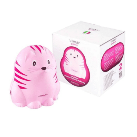 E-shop VITAMMY Gattino detský inhalátor mačiatko ružový 1 ks
