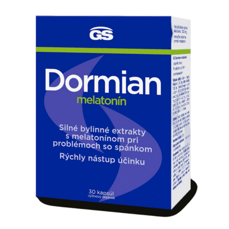 E-shop GS Dormian melatonín 30 kapsúl