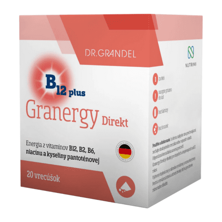 E-shop DR.GRANDEL Granergy direkt B12 plus prášok s vitamínmi B 20 vrecúšok