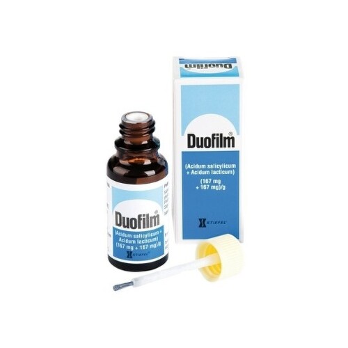Duofilm Duofilm 167 mg/g + 150 mg/g roztok na odstránenie bradavíc 15 ml