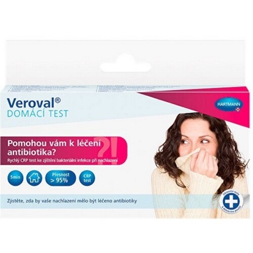 Hartmann Veroval CRP test zdravotnícky prostriedok 1 ks kúpite na Benulekaren.sk
