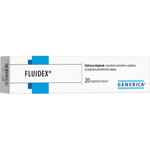 Generica Fluidex šumivé tablety s elektrolytmi 20 tbl kúpite na Benulekaren.sk