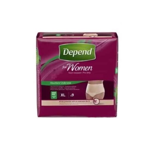 DEPEND Super XL pre ženy naťahovacie nohavičky 9 ks kúpite na Benulekaren.sk