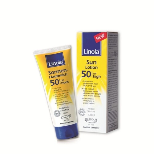 Linola Sun Lotion SPF50 100 ml kúpite na Benulekaren.sk
