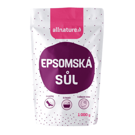 ALLNATURE Epsomská soľ 1000 g kúpite na Benulekaren.sk