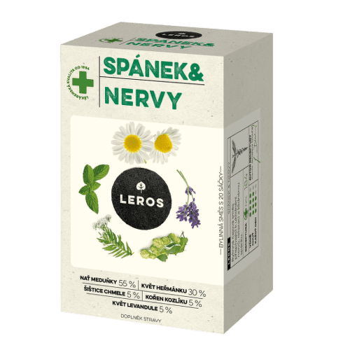 LEROS Spánok & nervy bylinný čaj 20 vrecúšok kúpite na Benulekaren.sk