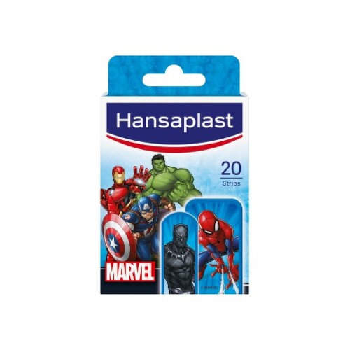 HANSAPLAST Marvel náplasť s detským motívom, stripy 20 kusov