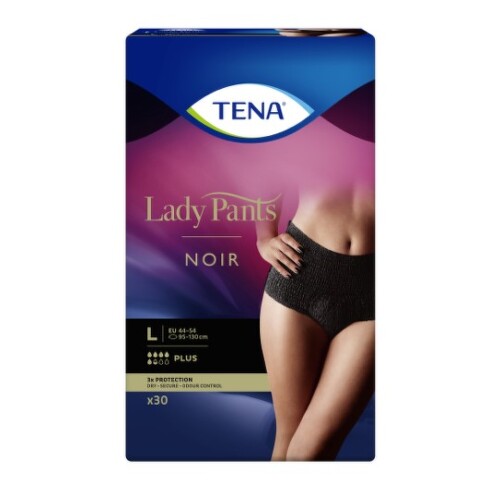 TENA Lady Pants plus noir large 30 kusov