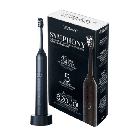 VITAMMY Symphony sonická zubná kefka black set