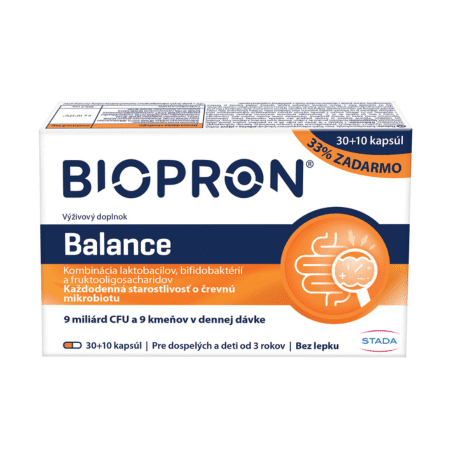 Biopron® 9 Balance kapsuly s probiotikami 40 cps kúpite na Benulekaren.sk