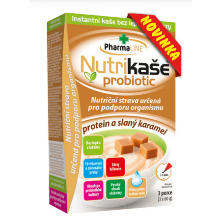 PHARMALINE Nutrikaše probiotic proteín a slaný karamel 3 x 60 g kúpite na Benulekaren.sk
