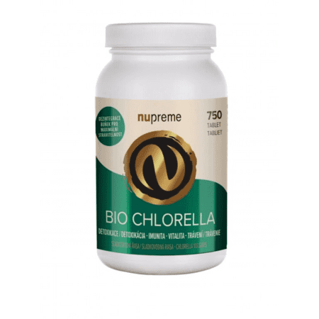 Nupreme Chlorella BIO tablety na podporu detoxikácie organizmu 750 tbl kúpite na Benulekaren.sk
