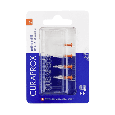 CURAPROX CPS 14 Regular Medzizubné kefky refill v blistri 4 kusy