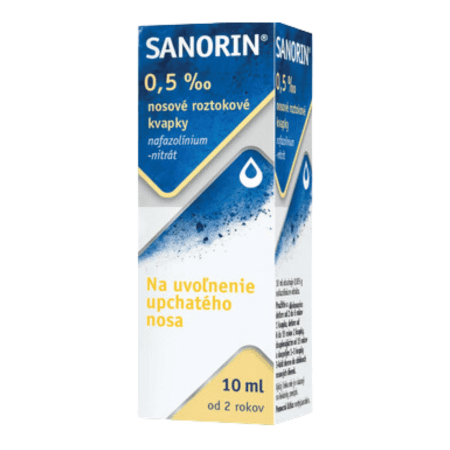 SANORIN 0,5 ‰ nosové kvapky 10 ml kúpite na Benulekaren.sk