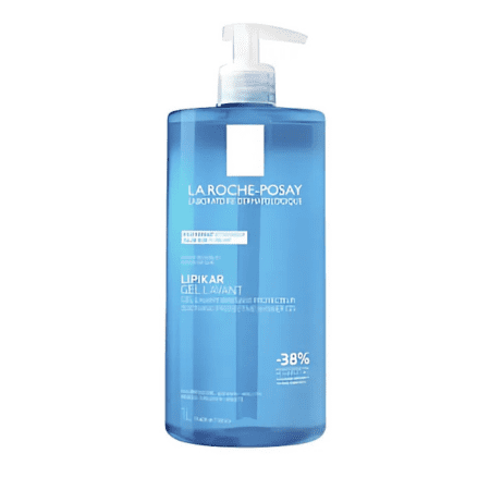 LA ROCHE-POSAY Lipikar upokojujúci a ochranný čistiaci gél 1L