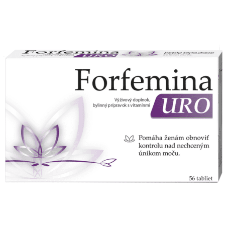 Forfemina Uro obnovuje kontrolu nad únikom moču 56 tabliet kúpite na Benulekaren.sk