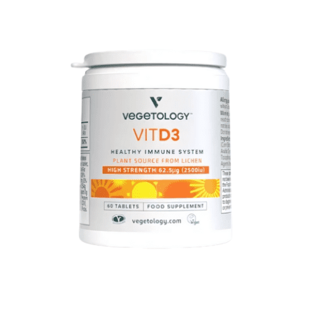 VEGETOLOGY VITD3 vitashine 2500 IU 60 tabliet