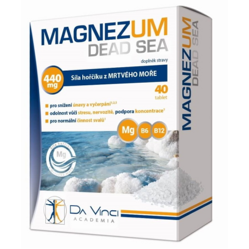 MAGNEZUM DEAD SEA - DA VINCI, tbl 1x40 ks kúpite na Benulekaren.sk