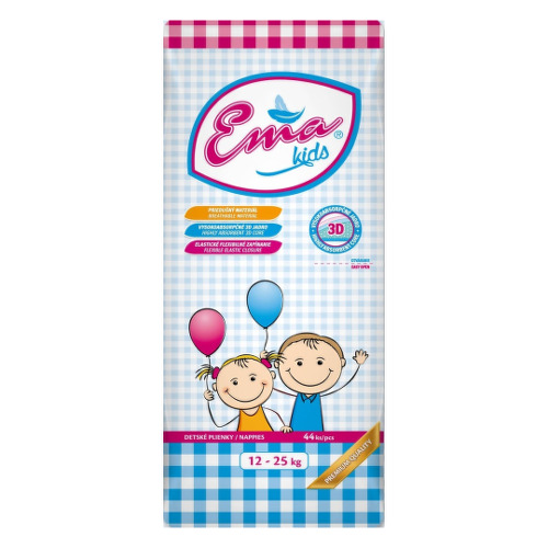 Ema kids absobčné plienky 12-25 kg 44 ks kúpite na Benulekaren.sk