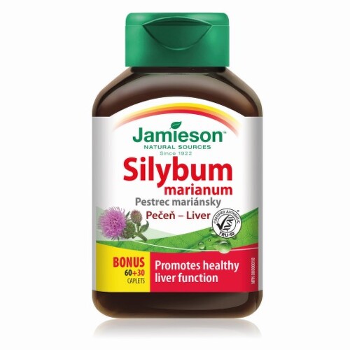 JAMIESON Pestrec mariánsky Silybum marianum 90 kapsúl kúpite na Benulekaren.sk