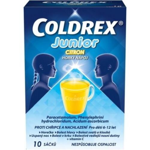 E-shop COLDREX Junior citrón 10 vrecúšok