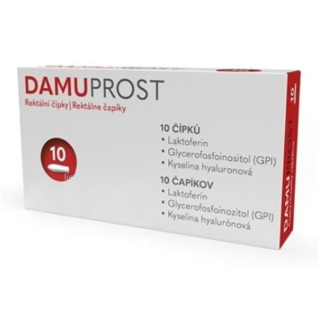 E-shop DAMUPROST čapíky rektálne 10 ks