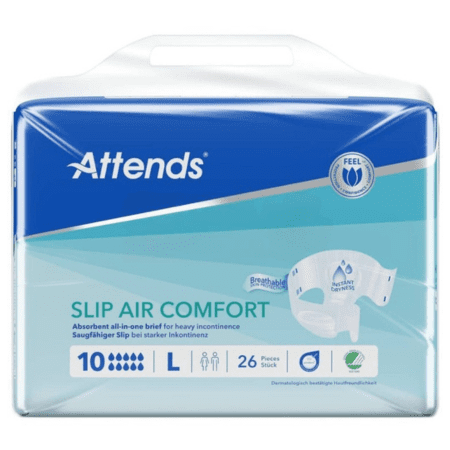 Attends ATTENDS Slip air comfort 10 L plienkové nohavičky pre obvod 100-150 cm 1x 26 ks