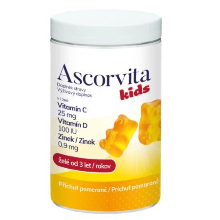 ASCORVITA Kids želé pomaranč 60 ks