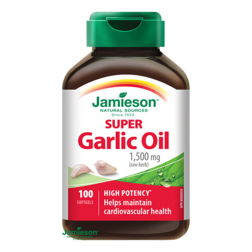 E-shop JAMIESON Super cesnakový olej 1500 mg 100 kapsúl
