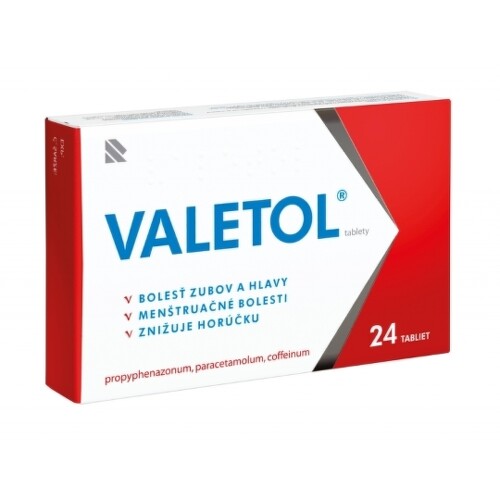 E-shop VALETOL 24 tabliet