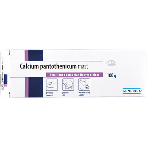E-shop GENERICA Calcium pantothenicum masť 100 g