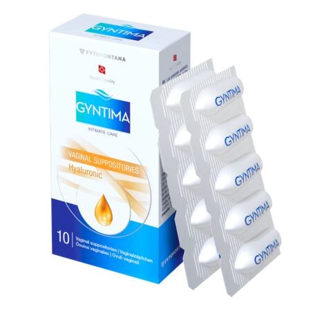 GYNTIMA Hyaluronic vaginálne čapíky 10 ks