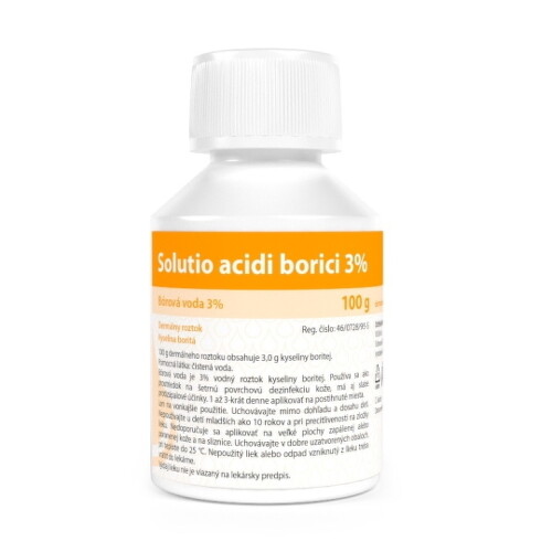 E-shop SOLITIO Acidi borici 3% 100 g